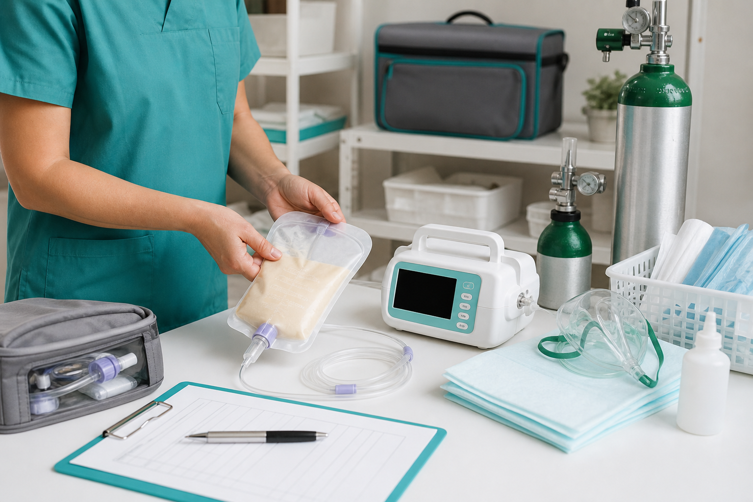 Insumos, equipamiento y recursos para atención domiciliaria